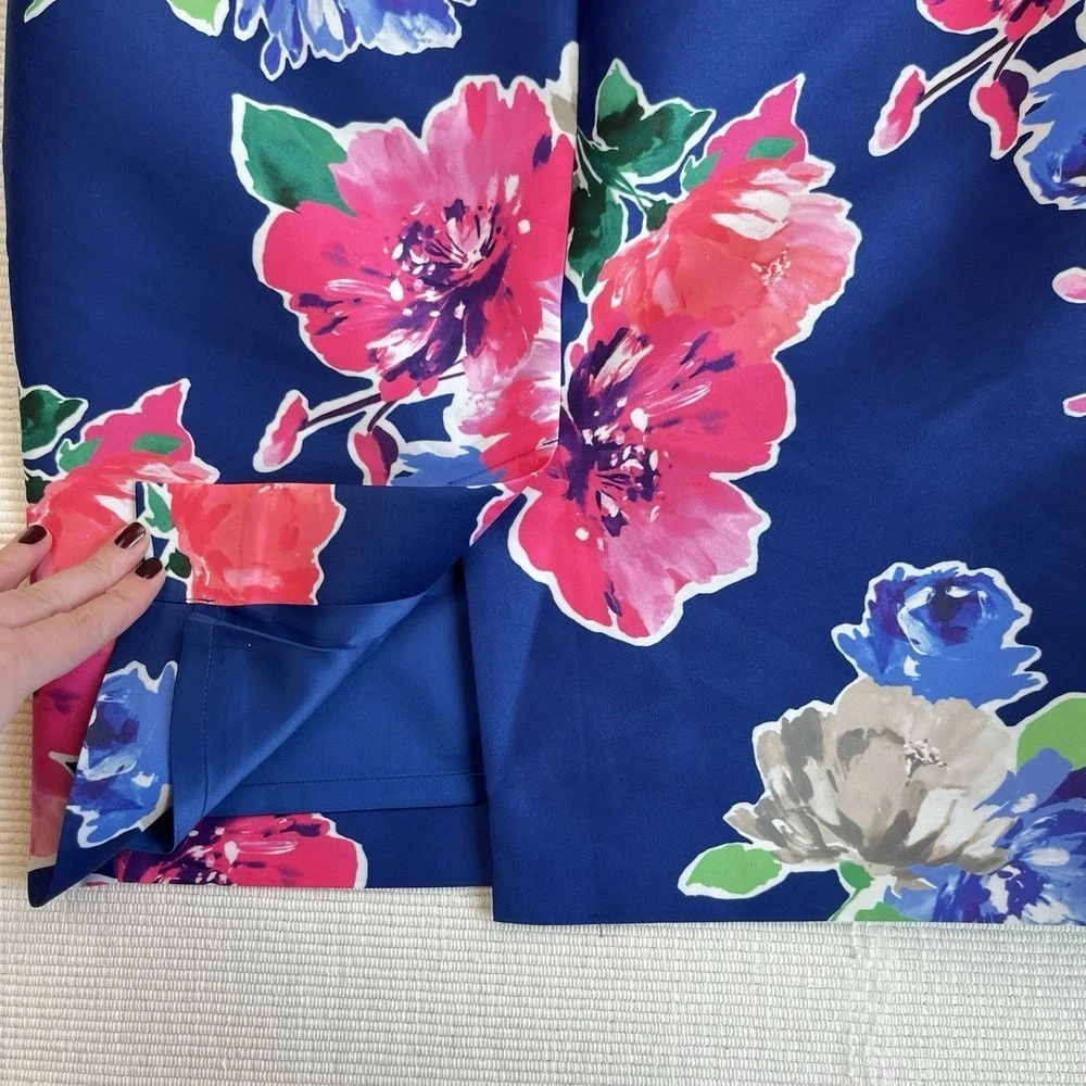 kate spade new york Floral Satin‎ Pencil Skirt 2